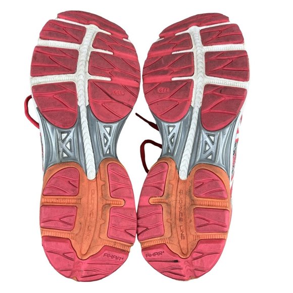 ASICS Women's Gel Flux 4 Grey Pink Running Shoes T764N Size 10 - Picture 9 of 11